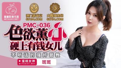 国产AV 蜜桃影像传媒 PMC036 色欲熏心 硬上有钱女儿 斑斑